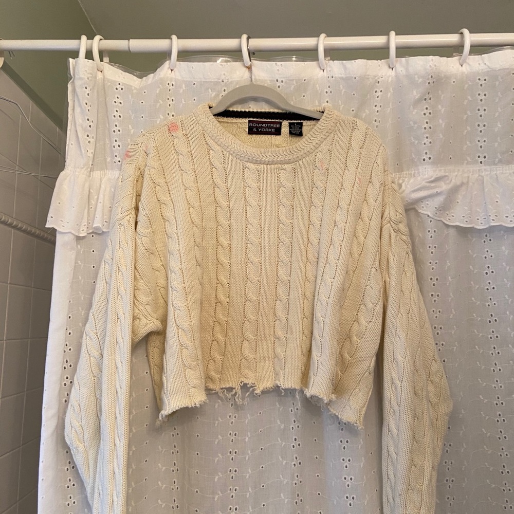 cropped sweater